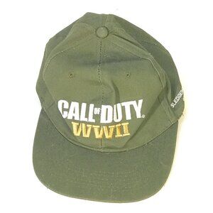 Video Game Gamer Call of Duty WW2 Adjustable ARMY Green Cap Hat